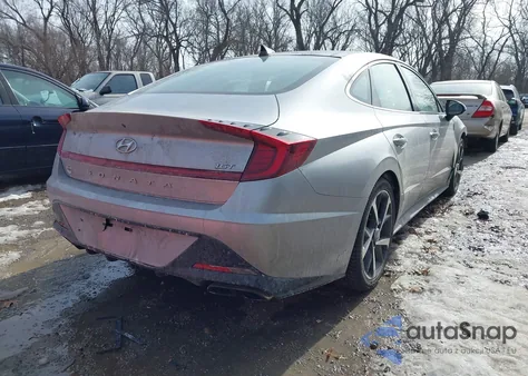 2021 Hyundai Sonata Sel Plus из США, поврежденный, VIN 5NPEJ4J21MH070500